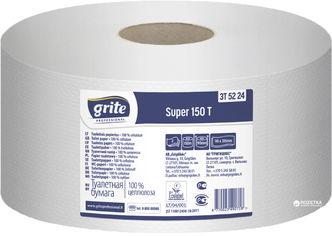 Акция на Туалетная бумага Grite Super Extra 476 отрывов 2 слоя 12 рулонов (4770023350630А/4770023345704) от Rozetka UA