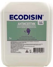 Акция на Средство санитарно-гигиеничное Ecodisin для обработки кожных покровов с антисептическим действием 5 л (4820198560447) от Rozetka UA