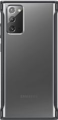 Акція на Чехол Samsung для Galaxy Note 20 Clear Protective Cover Black від MOYO