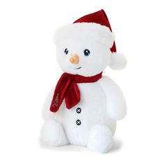 Акція на М'яка іграшка Keel Toys Eco Сніговик із шарфом 35 см (SX6378) від Будинок іграшок