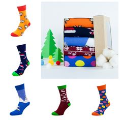 Акція на Набор носков The Pair of Socks 5P-111-NY/V2 35-37 (5 пар) Разноцветный (4820234214341) від Rozetka UA