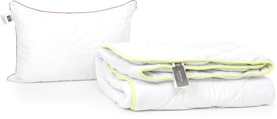 Акция на Набор антиаллергенный MirSon Eco-Soft Зима Eco Jojoba №2407 одеяло 200х220 см + 2 подушки 50х70 средние (2200002069571) от Rozetka UA