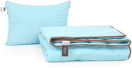 Акция на Набор антиаллергенный MirSon Eco-Soft Зима Valentino №2508 одеяло 140х205 см + подушка 50х70 мягкая (2200002063517) от Rozetka