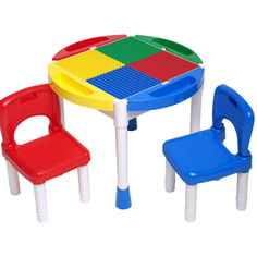 Акція на Игровой стол для ЛЕГО 14OT (стол и два стулья) від Allo UA