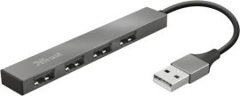 Акция на USB-хаб Trust Halyx Aluminium 4-Port Mini USB Hub (23786_TRUST) от MOYO