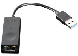 Акция на Адаптер Lenovo USB-А Travel Hub USB 3.0 to Ethernet (4X90S91830) от MOYO