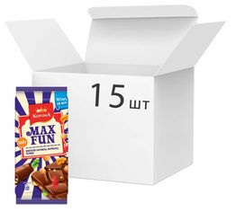 Акція на Упаковка шоколада Корона молочного с мармеладом, печеньем и карамелью 160 г х 15 шт (7622210559623) від Rozetka UA