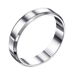 Акція на Обручальное кольцо Вечная любовь серебряное 000119332 16 размера від Zlato