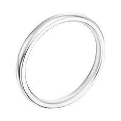 Акція на Обручальное кольцо из белого золота 000119644 16.5 размера від Zlato