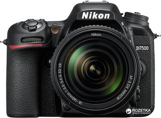 Акція на Фотоаппарат Nikon D7500 AF-S DX Nikkor 18-140mm f/3.5-5.6G ED VR Kit (VBA510K002) від Rozetka UA