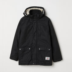 Акция на Зимняя куртка H&M 0625969 8 134 см Черная (2000001759820) от Rozetka UA