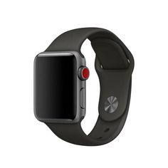 Акция на Силиконовый ремешок Sport Band для часов Apple Watch Grey 38 мм (S/M и M/L) - Серый от Allo UA