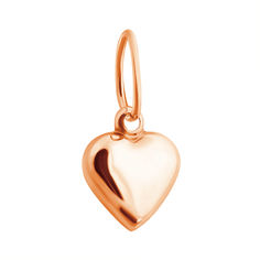 Акция на Кулон-сердце из красного золота в стиле минимализм 000001444 от Zlato