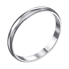 Акція на Серебряное обручальное кольцо 000119331 21.5 размера від Zlato
