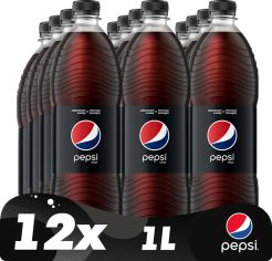 Акция на Упаковка безалкогольного напитка Pepsi Max 1 л х 12 бутылок (4823063112680) от Rozetka UA
