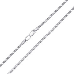 Акція на Серебряная цепочка в панцирном плетении, 3 мм 000118272 45 размера від Zlato