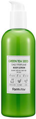 Акція на Парфюмированный лосьон для тела FarmStay Daily Perfume Body Lotion Green Tea Seed с зеленым чаем 330 мл (8809624721740) від Rozetka UA