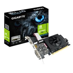 Акция на Видеокарта Gigabyte Gigabyte GeForce GT710 2GB GDDR5 64bit low profile (GV-N710D5-2GIL) от MOYO