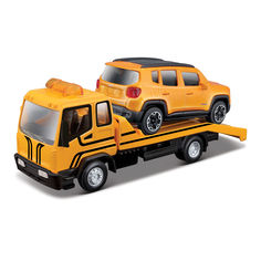 Акция на Набор машинок Bburago Эвакуатор с Jeep Renegade (18-31417) от Будинок іграшок