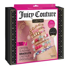 Акція на Набір для створення шарм-браслетів Make it real Juicy couture Сонячне сяйво (MR4409) від Будинок іграшок