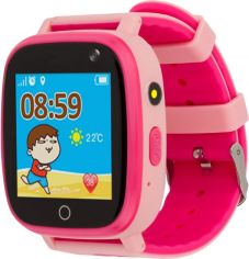 Акция на Смарт-годинник AmiGo GO001 iP67 Pink от Територія твоєї техніки