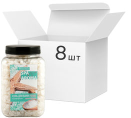 Акция на Упаковка морской соли для ванн Bioton Cosmetics Spa Aroma с экстрактом ламинарии и комплексом морских минералов 750 г х 8 шт (4820026153117) от Rozetka
