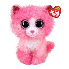 Акция на Мягкая игрушка TY Beanie boo's Котенок Реган розовый 25 см (36479) от Будинок іграшок
