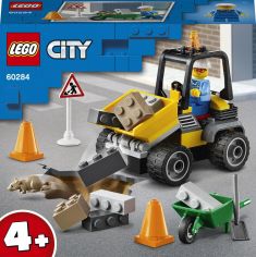 Акция на Конструктор LEGO City Автомобиль для дорожных работ (60284) от Будинок іграшок