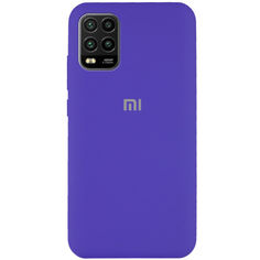 Акція на Чехол Silicone Cover Full Protective (AA) для Xiaomi Mi 10 Lite Фиолетовый / Purple від Allo UA
