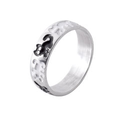Акція на Серебряное кольцо Коты Саймона с черной и белой эмалью 000064190 16.5 размера від Zlato