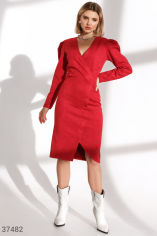 Акция на Замшеве асиметричне плаття от Gepur