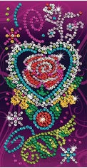 Акція на Набор для творчества Sequin Art Picture art Роза SA1419 від Podushka