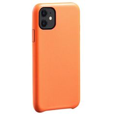 Акція на Кожаный чехол AHIMSA PU Leather Case (A) для OnePlus 8 Оранжевый від Allo UA