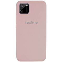 Акція на Чехол Silicone Cover Full Protective (AA) для Realme C11 Розовый / Pink Sand від Allo UA