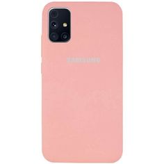 Акция на Чехол Silicone Cover Full Protective (AA) для Samsung Galaxy M31s Розовый / Pink от Allo UA