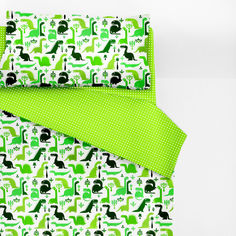 Акция на Комплект подросткового постельного белья Cosas Дино зеленый 3 Подростковый комплект от Podushka
