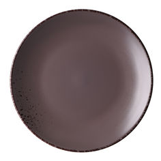 Акция на Тарелка обеденная 26 см Lucca Grey brown Ardesto AR2926GMC коричневая от Podushka