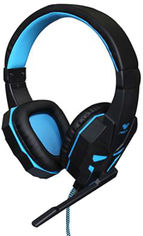 Акція на Наушники Aula Prime Illuminated Gaming Headset Black-Blue (6948391256030) від Rozetka UA