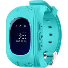 Акція на Смарт-часы Smart Baby Q50 Blue від Allo UA
