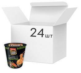 Акция на Упаковка вермишели быстрого приготовления Мивина Street Food в соусе со вкусом кунжута и жареной курицы 75 г х 24 шт (7613287067296) от Rozetka UA