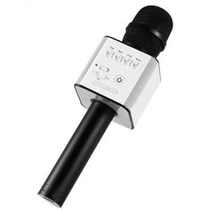 Акція на Микрофон-Караоке колонка 2 в 1 Bluetooth Q9 Black Pro DEV (2749-TD) від Allo UA