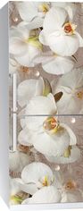 Акция на Виниловая наклейка Zatarga на холодильник Орхидея и капли росы 200 х 65 см (Z180206) от Rozetka UA