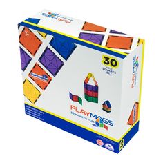 Акция на Конструктор Playmags Магнитный набор 30 элементов (PM154) от Будинок іграшок