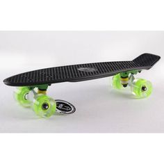 Акція на Скейтборд Пенни Борд Fish Skateboard penny Светятся колеса Черный 57 см (FL9) від Allo UA