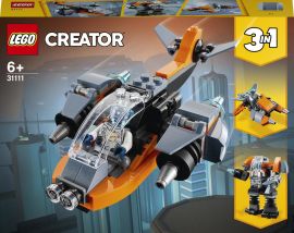 Акція на Конструктор LEGO Creator Кібердрон (31111) від Будинок іграшок