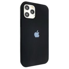 Акция на Чехол-накладка Silicone Case Full Cover для Apple iPhone 12 / 12 Pro 6.1" (black) от Allo UA