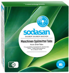 Акция на Органические таблетки для посудомоечных машин Sodasan 25 шт (4019886024280) от Rozetka UA
