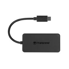 Акция на USB-хаб Transcend 4-Port USB 3.1 Type-C Black (TS-HUB2C) от Rozetka