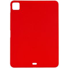 Акция на Противоударный Защитный Термополиуретановый Чехол - Накладка Epik Silicone Case Full without Logo (A) для Apple iPad Pro 12.9" (2020) с Микрофиброй / Матовый / Ультратонкий / Красный / Red от Allo UA