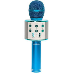 Акція на Караоке микрофон Wster WS 858 Blue від Allo UA